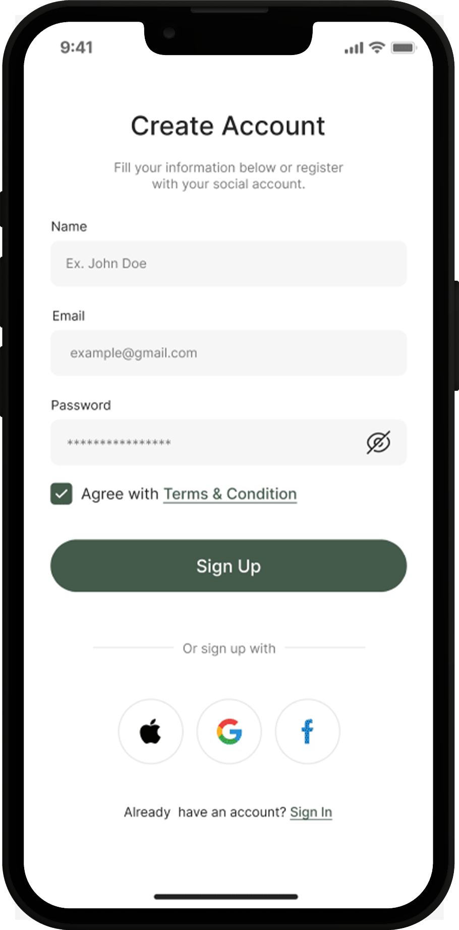 Project Screen Images
