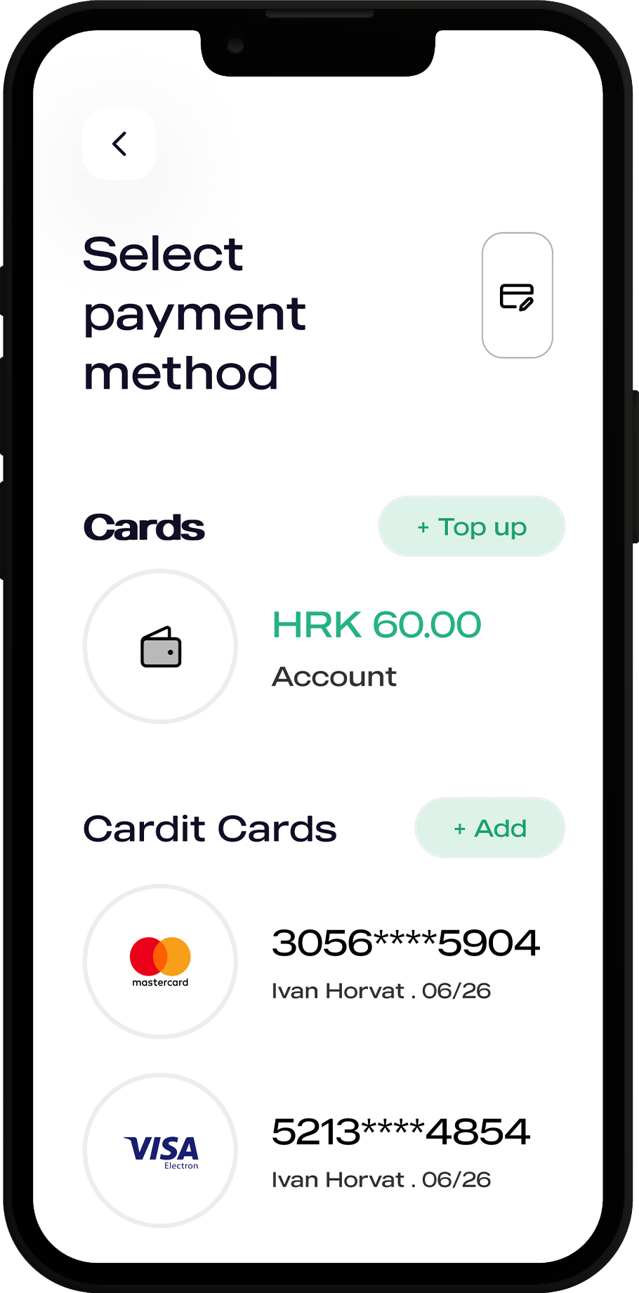 Project Screen Images