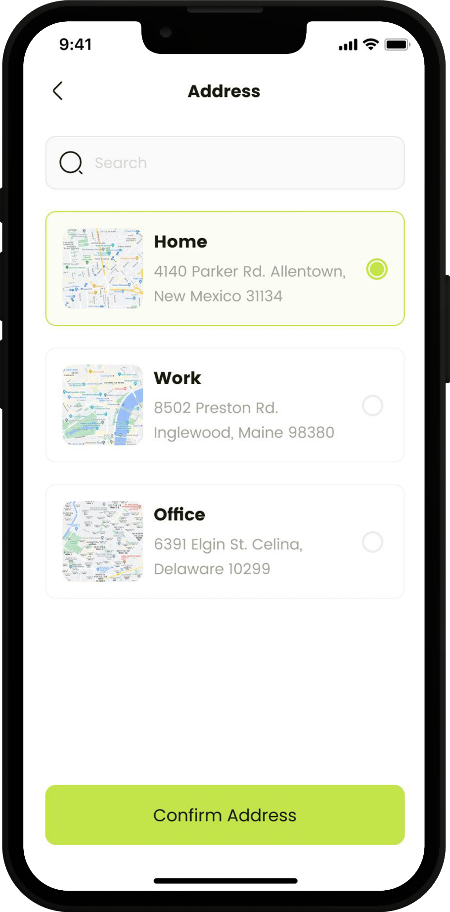 Project Screen Images