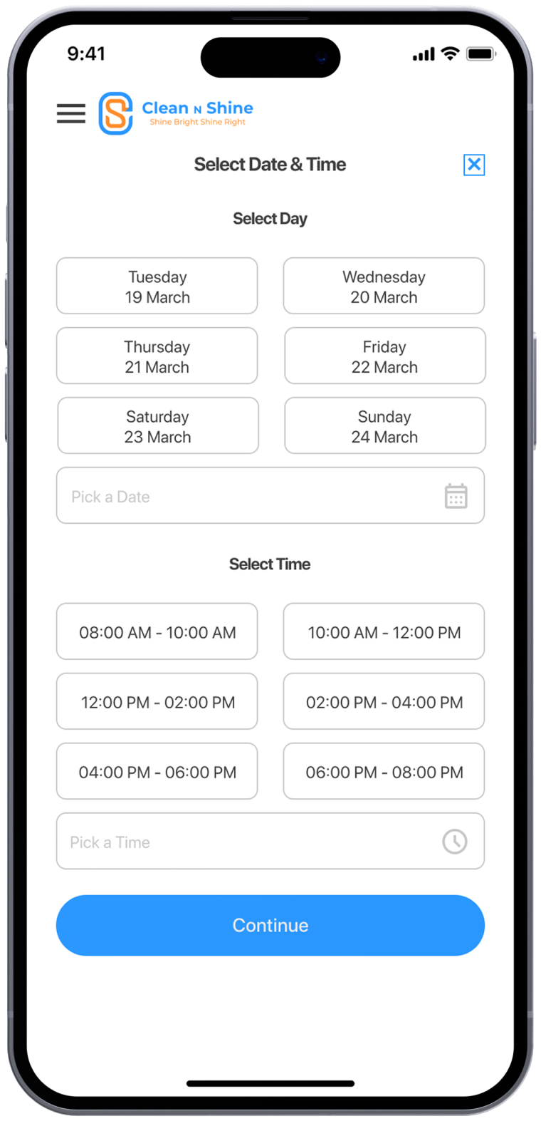Project Screen Images