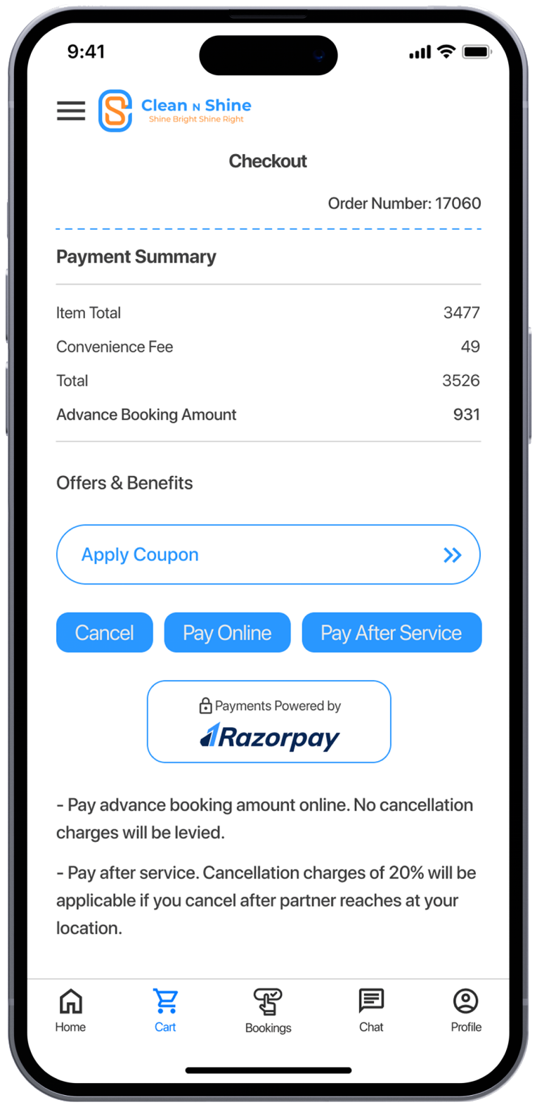Project Screen Images