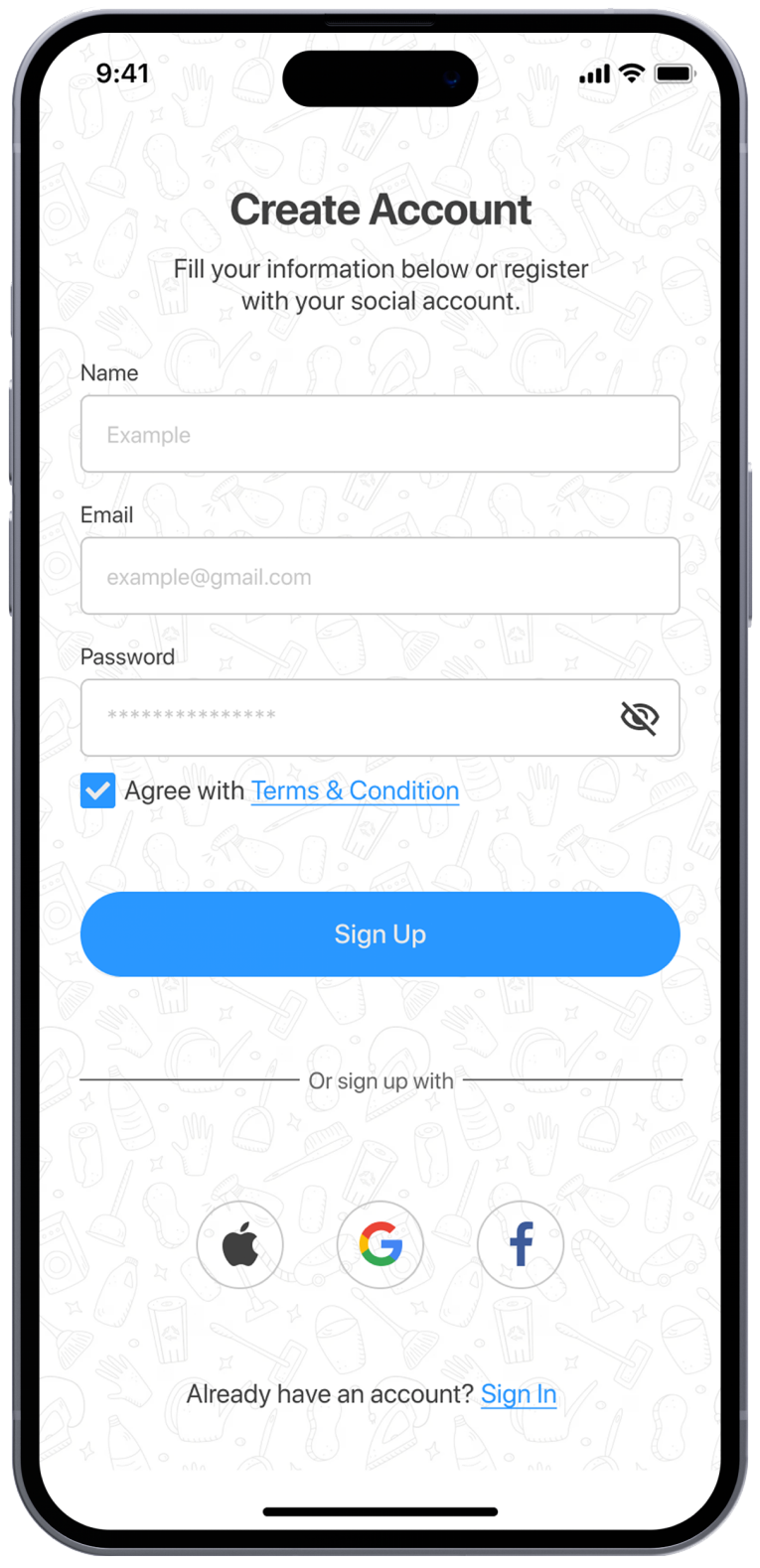 Project Screen Images